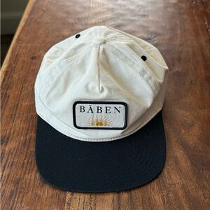 Baben Cream and Black Cap